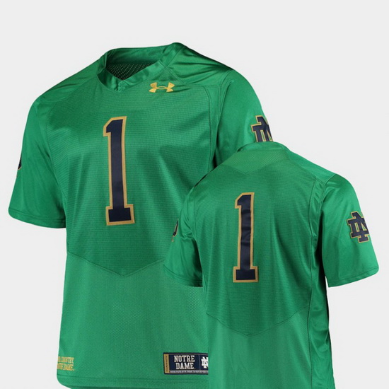 Men Notre Dame Fighting Irish 1 Kelly Green College Football Pre