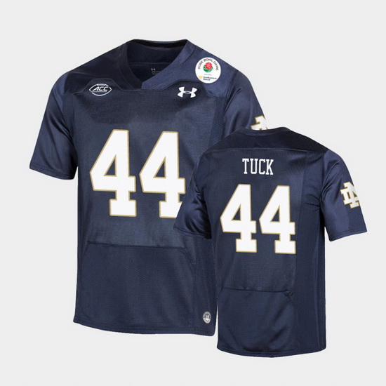 Men Notre Dame Fighting Irish Justin Tuck 2021 Rose Bowl Navy College Football Jersey