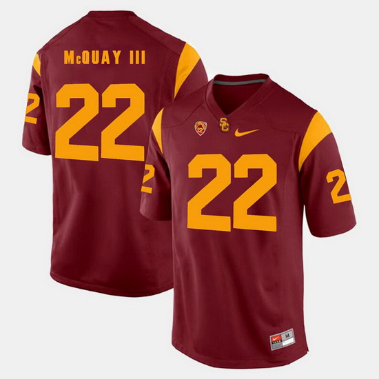 Men Usc Trojans Leon Mcquay Iii Pac 12 Game Red Jersey