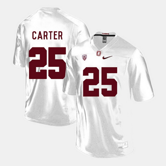 Men Stanford Cardinal Alex Carter College Football White Jersey