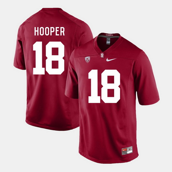 Men Stanford Cardinal Austin Hooper College Football Cardinal Jersey