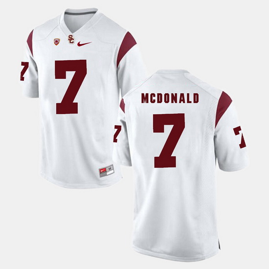 Men Usc Trojans T.J. Mcdonald Pac 12 Game White Jersey