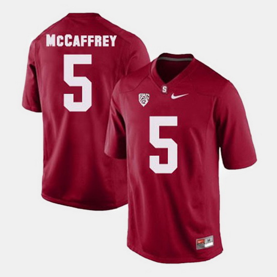 Men Stanford Cardinal Christian Mccaffrey College Football Red Jersey