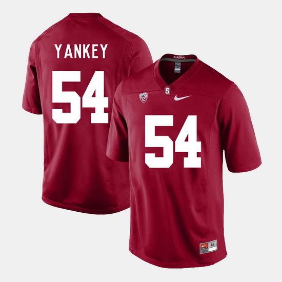 Men Stanford Cardinal David Yankey College Football Cardinal Jer