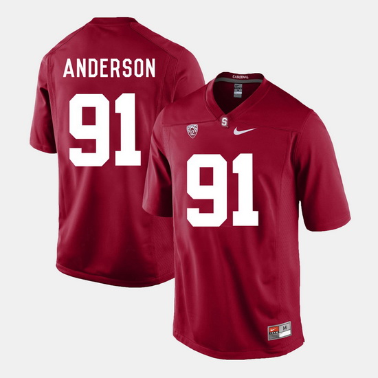 Men Stanford Cardinal Henry Anderson College Football Cardinal Jersey