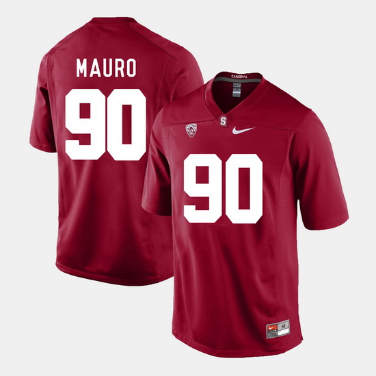 Men Stanford Cardinal Josh Mauro College Football Cardinal Jersey