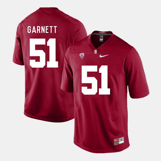 Men Stanford Cardinal Joshua Garnett College Football Cardinal J