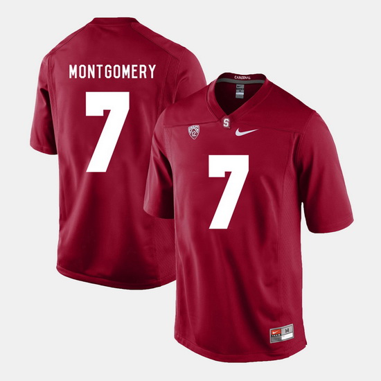 Men Stanford Cardinal Ty Montgomery College Football Cardinal Je