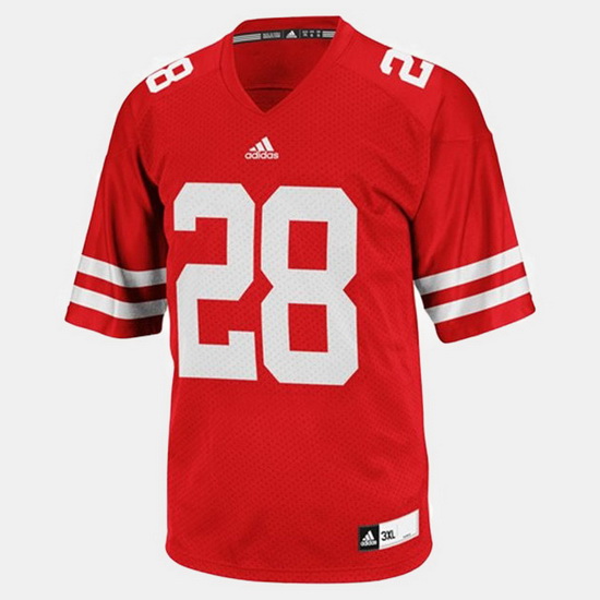 Men Wisconsin Badgers Montee Ball College Football Red Jersey