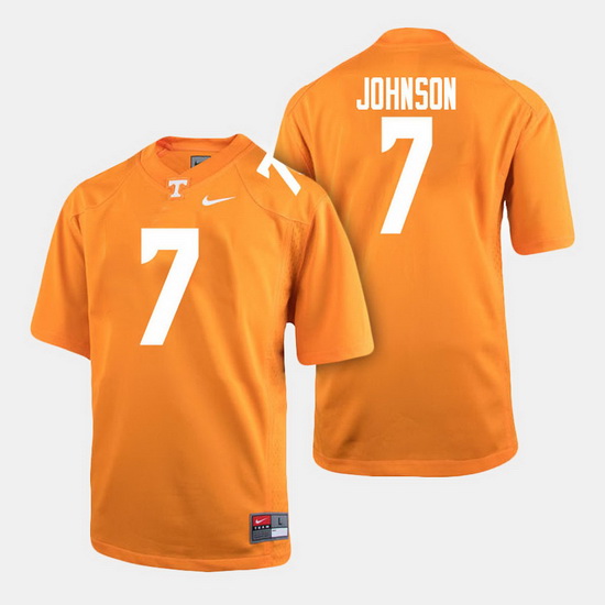 Men Tennessee Volunteers Brandon Johnson College Football Orange Jersey