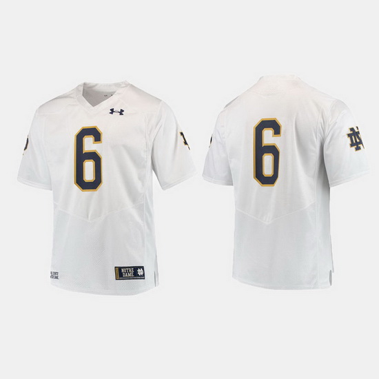 Men Notre Dame Fighting Irish College Football White Jersey