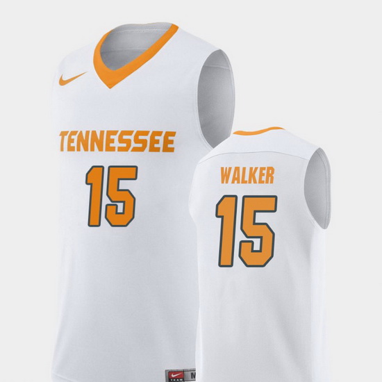 Men Tennessee Volunteers Derrick Walker White Replica College Basketball Jersey