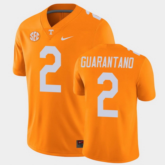 Men Tennessee Volunteers Jarrett Guarantano College Football Orange Alumni Player Game Jersey