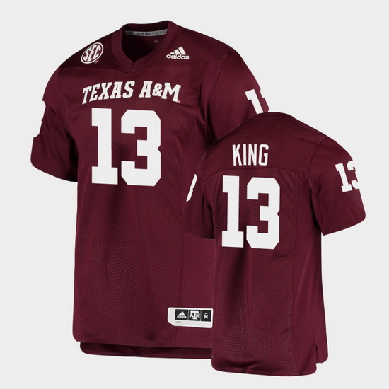 Men Texas A&M Aggies Haynes King Alumni Football Game Maroon Jer