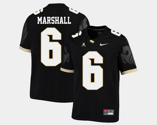 Men Ucf Knights Brandon Marshall Black College Football Aac Jersey