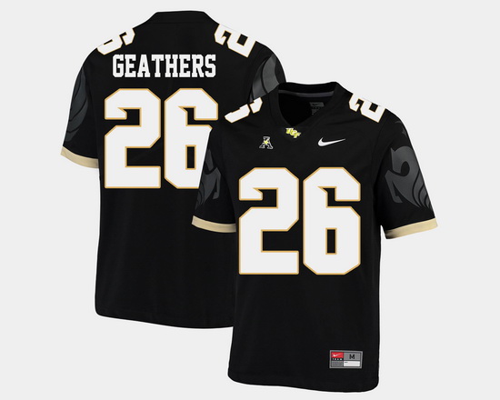 Men Ucf Knights Clayton Geathers Black College Football Aac Jersey