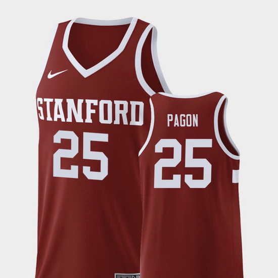 Men Stanford Cardinal Blake Pagon Wine Replica College Basketball Jersey