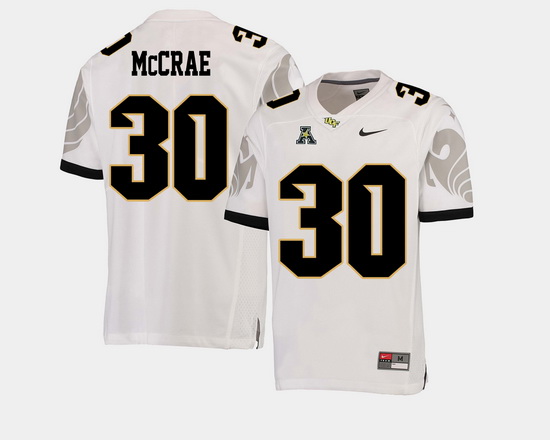 Men Ucf Knights Greg Mccrae White College Football Aac Jersey