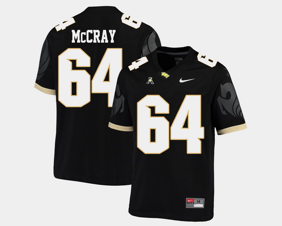 Men Ucf Knights Justin Mccray Black College Football Aac Jersey