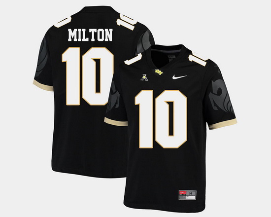 Men Ucf Knights Mckenzie Milton Black College Football Aac Jersey