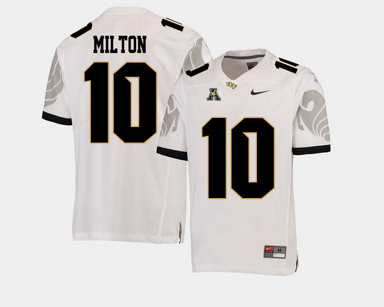 Men Ucf Knights Mckenzie Milton White College Football Aac Jersey