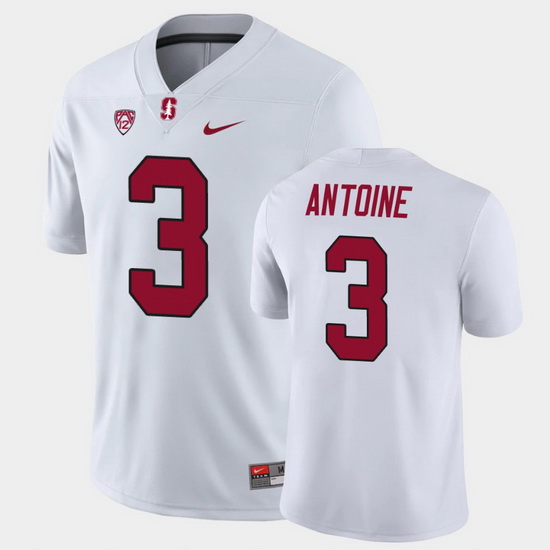 Men Stanford Cardinal Malik Antoine Game White College Football Jersey