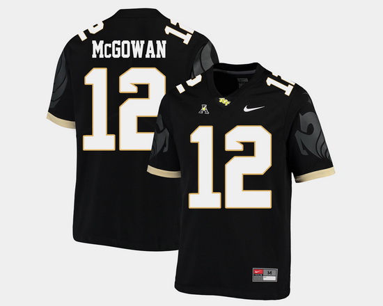 Men Ucf Knights Taj Mcgowan Black College Football Aac Jersey