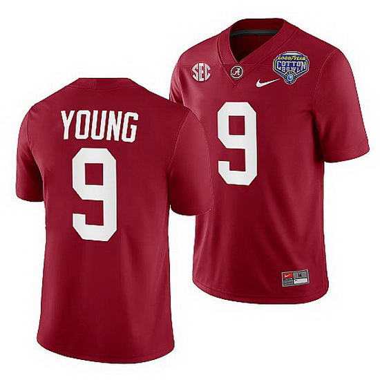 Alabama Crimson Tide Bryce Young Crimson 2021 Cotton Bowl Colleg