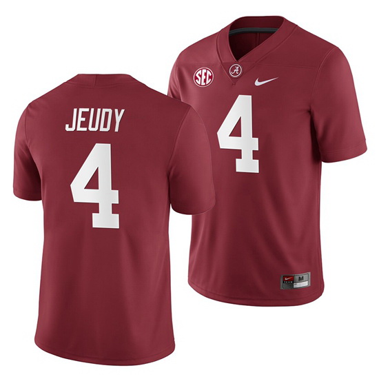 Alabama Crimson Tide Jerry Jeudy Crimson 2019 Home Game Jersey NCAA Football