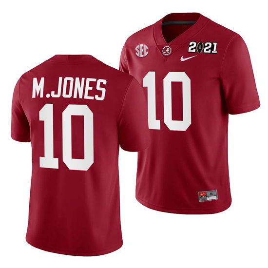 Alabama Crimson Tide Mac Jones Crimson 2021 Rose Bowl Champions College Football Playoff College Foo