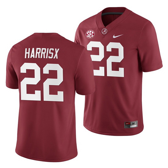 Alabama Crimson Tide Najee Harris Crimson 2019 Home Game Jersey NCAA Football