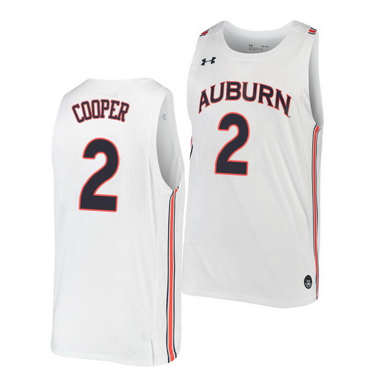 Auburn Tigers Sharife Cooper White College Basketball Auburn Tigers Jersey