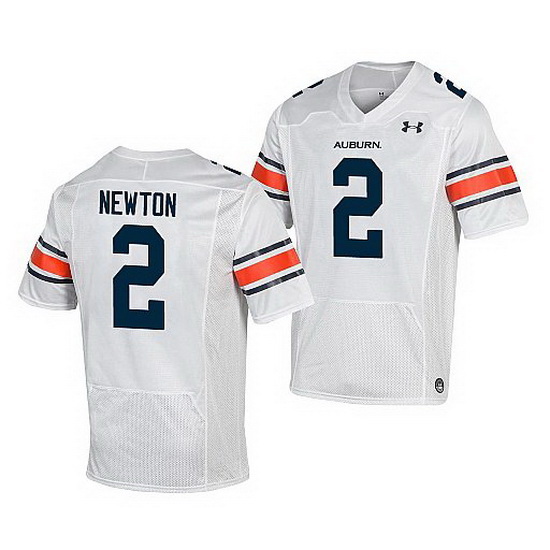 Auburn Tigers Cam Newton White Replica Men'S Jersey