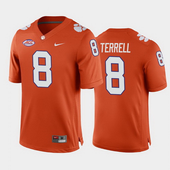 Clemson Tigers A.J. Terrell Orange Home Men'S Jersey