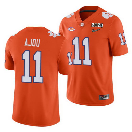 Clemson Tigers Ajou Ajou Orange College Football Men'S Jersey