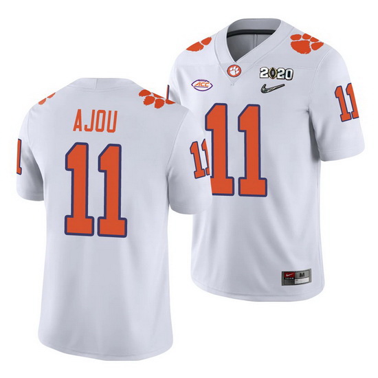 Clemson Tigers Ajou Ajou White College Football Men'S Jersey