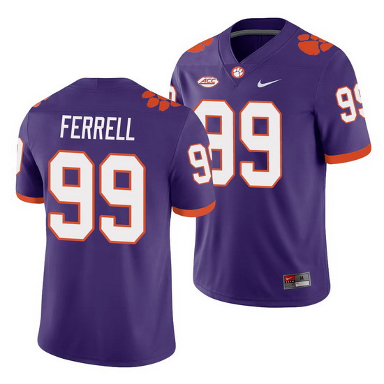 Clemson Tigers Clelin Ferrell Purple College Football Men'S Jers