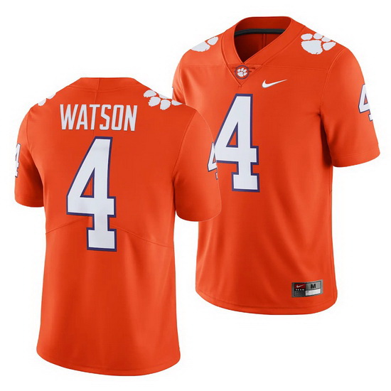 Clemson Tigers Deshaun Watson Orange Limited College Football Je