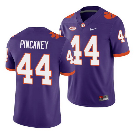 Clemson Tigers Nyles Pinckney Purple College Football Men'S Jers