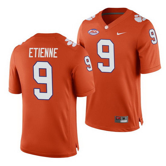 Clemson Tigers Travis Etienne Orange College Football Men'S Jersey