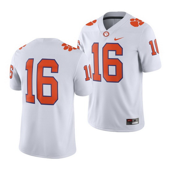 Clemson Tigers White Game Men'S Jersey