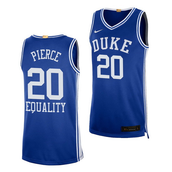 Duke Blue Devils Cason Pierce Blue Equality Social Justice Men J