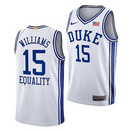 Duke Blue Devils Mark Williams Home 2021 Jersey