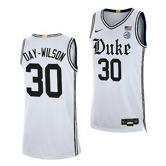 Duke Blue Devils Shayeann Day Wilson White Cameron Brotherhood 2021 22Limited Basketball Jersey