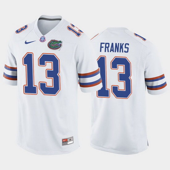 Florida Gators Feleipe Franks White Away Men'S Jersey