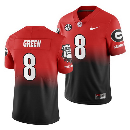 Georgia Bulldogs A.J. Green Gradient Color Crash Men'S Jersey