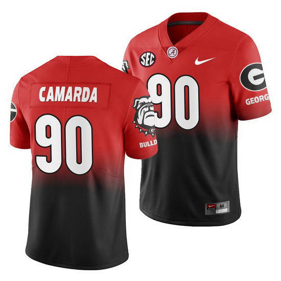 Georgia Bulldogs Jake Camarda Gradient Color Crash Men'S Jersey