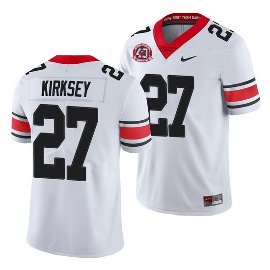 Georgia Bulldogs Austin Kirksey White College Football Men'S Jersey