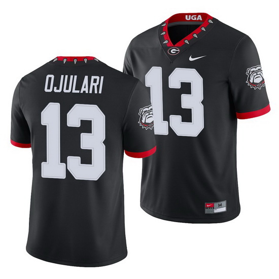 Georgia Bulldogs Azeez Ojulari Black Game College Football Jersey