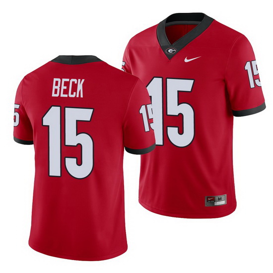 Georgia Bulldogs Carson Beck Red College Football Men'S Jersey